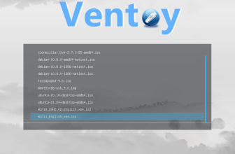 Ventoy – is an open source tool to create bootable USB